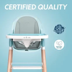 Children Of Design Adjustable 6-in-1 Wooden Classic High Chair For Babies & Toddlers -Baby Products GUEST d3adbbaa 2869 4996 8135 4cb225522995