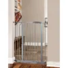 Regalo Extra Tall Easy Step Metal Walk Through Baby Gate - Platinum