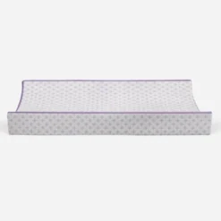 Bacati - Petals Quilted Muslin Changing Pad Cover Lilac -Baby Products GUEST d7169882 f116 4bf3 9ba2 a0f038f65f41