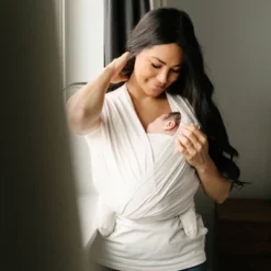 Moby Bump & Beyond T-Shirt Wrap Baby Carrier - Ivory - S 18 Moby Bump & Beyond T-Shirt Wrap Baby Carrier - Ivory - S -Baby Products GUEST d740dd84 b599 4d3b 9176 4400ccab1287