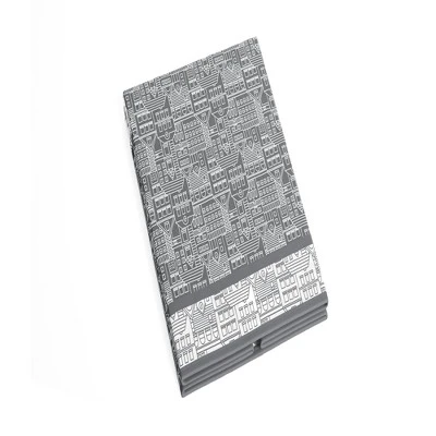 Bacati - Clouds In The City White/Gray Collapsible Laundry Hamper 2 Bacati - Clouds In The City White/Gray Collapsible Laundry Hamper - Image 2