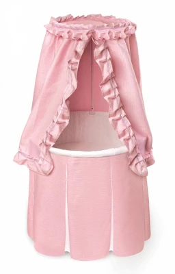 Badger Basket Empress Round Baby Bassinet With Canopy 5 Badger Basket Empress Round Baby Bassinet With Canopy - Image 5