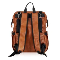 Hannah & Sophia Soho Large Traverse Baby Diaper Bag Backpack In Cognac, Water Resistant Changing Pad & Mini Mom Tote Included, Brown -Baby Products GUEST da76d680 a9f3 4756 a781 d5254f439301