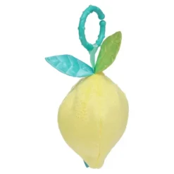 Manhattan Toy Mini-Apple Farm Lemon Baby Travel Toy With Rattle, Squeaker, Crinkle Fabric & Teether Clip-on Attachment -Baby Products GUEST dd1e9b7d 1525 4a11 9d5e 8749f6568b0f