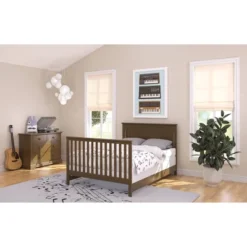 Child Craft Sheldon 4-in-1 Convertible Crib - Cocoa Bean -Baby Products GUEST dda58216 b65f 4528 bc2e 71858c226630