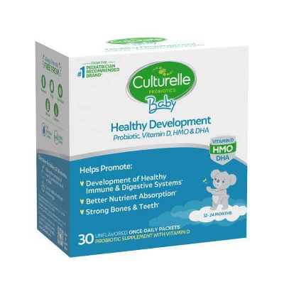 Culturelle Baby Healthy Development Probiotic Vitamin D, HMO & DHA Packets - 30ct 2 Culturelle Baby Healthy Development Probiotic Vitamin D, HMO & DHA Packets - 30ct - Image 2