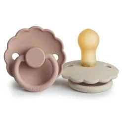 Frigg 2pk Daisy Rubber Pacifier Nipple - Size 1 -Baby Products GUEST ddf859bc dc71 415f 8aec f42b4954f21f