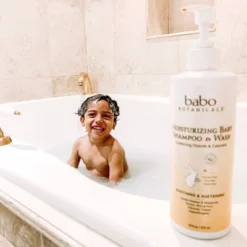 Babo Botanicals Moisturizing 2-in-1 Oatmilk & Calendula Baby Shampoo & Wash - 16 Fl Oz -Baby Products GUEST e043b119 14ee 4e9d b4ee f175cbd8f9f3