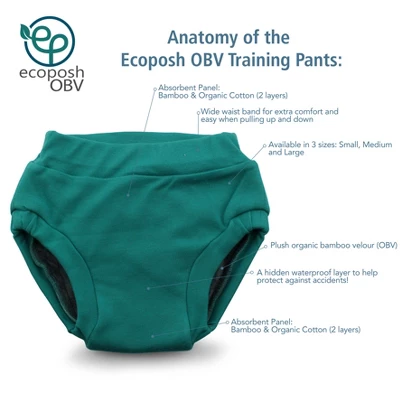 Kanga Care Ecoposh OBV (Organic Viscose Of Bamboo Velour) Potty Training Pants 3 Kanga Care Ecoposh OBV (Organic Viscose Of Bamboo Velour) Potty Training Pants - Image 3