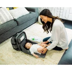 Baby Brezza Changing Station Diaper Bag - Gray -Baby Products GUEST e508cf95 2313 446f 84a4 a69df6350789