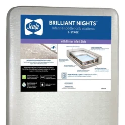 Sealy Brilliant Nights 2-Stage Dual Firmness Crib And Toddler Mattress -Baby Products GUEST e95db9b2 8bc9 4950 8f93 88df808b3802