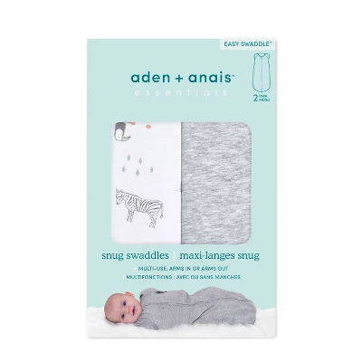 Aden + Anais Essentials Newborn Swaddle Wrap 0-3 Months 1 Aden + Anais Essentials Newborn Swaddle Wrap 0-3 Months