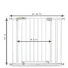 Hauck Open N Stop Pressure Fit Baby & Pet Safety Gate For Home Doorway, Stairway, Or Hallway