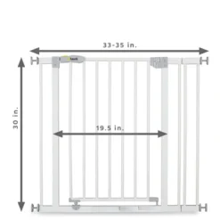 Hauck Open N Stop Pressure Fit Baby & Pet Safety Gate For Home Doorway, Stairway, Or Hallway