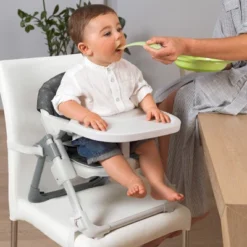Chicco Take A Seat Booster High Chair - Gray Star