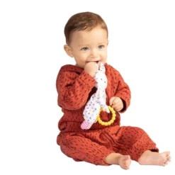 Manhattan Toy Cherry Blossom Days Baby Bunny Soothing Mini Blankie With Removable Silicone Teether -Baby Products GUEST eb663ed4 47ab 401f b768 8e9012d2d469