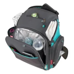 Fisher Price Fisher-Price Kaden Backpack Diaper Bag - Aqua/Gray -Baby Products GUEST ef34c616 8931 487d bb9a a85828722448