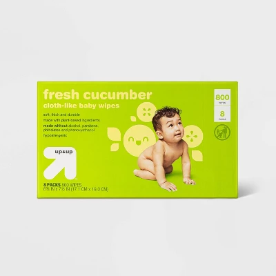 Fresh Cucumber Baby Wipes- Up & Up™ (Select Count) 9 Fresh Cucumber Baby Wipes- Up & Up™ (Select Count) - Image 9