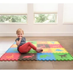 Tadpoles Dinosaur Foam Playmats For Kids |16 Interlocking Foam Mats | Total Floor Coverage 50 X 50 9 Tadpoles Dinosaur Foam Playmats For Kids |16 Interlocking Foam Mats | Total Floor Coverage 50 X 50 -Baby Products GUEST f00e3fe4 dd19 4836 bafe a74cae2acb0a