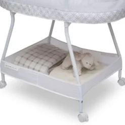 Delta Children Sweet Dreams Bassinet With Airflow Mesh - Gray Infinity -Baby Products GUEST f1d41123 fe7d 4146 b1a5 7da7fe4df422