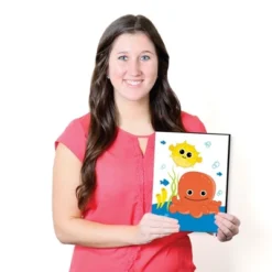 Big Dot Of Happiness Under The Sea Critters - Nursery Wall Art And Kids Room Decorations - Christmas Gift Ideas - 7.5 X 10 Inches - Set Of 3 Prints -Baby Products GUEST f2b9a428 bc37 43e4 ad53 2fa1a05dcd11