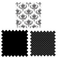 Bacati - Classic Damask Black/Grey/White 4 Pc Crib Bedding Set With Diaper Caddy 14 Bacati - Classic Damask Black/Grey/White 4 Pc Crib Bedding Set With Diaper Caddy -Baby Products GUEST f6e25d4d 1c63 40a9 bf63 282444409c5f