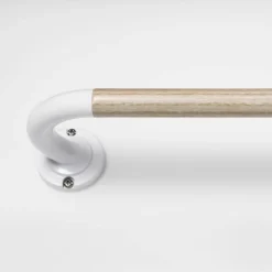 Blackout Kids' Curtain Rod Natural Wood/White - Pillowfort™ -Baby Products GUEST f86642de ab77 44ee b93d 8b481a4f4a58