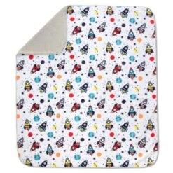 Fisher Price Fisher-Price Space Explorer Sherpa Lined Blanket And Plush Booties -Baby Products GUEST fab360b6 ca2d 4418 85ff 8ef3c3b33ed1