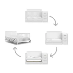 Graco Hadley 5-in-1 Convertible Crib And Changer With Drawer -Baby Products GUEST fce404fa fcd4 4bd3 a4d3 a9c30aeb6ba6