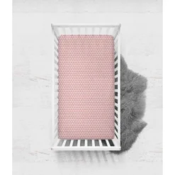 Bacati - Olivia Coral/Navy Buck/Feathers/Triangles Muslin 4 Pc Toddler Bedding Set -Baby Products GUEST fcf6ae65 4876 467d b166 033eb47aea32