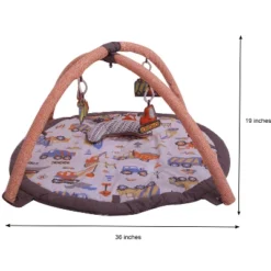 Bacati - Baby Activity Gyms & Playmats (Construction Grey/Yellow/Orange) -Baby Products GUEST ff336ba2 e147 480d b20c 4b7826fd9681