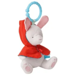 Manhattan Toy Fairytale Rabbit Plush Baby Travel Toy With Chime, Crinkle Ears And Teether Clip-on Attachment -Baby Products GUEST ff468b19 e15d 4b1b 8f8c 3f0adcdd8816